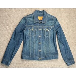 Earl Jean Original 443 Women's Vintage Denim Trucker Jacket Size Medium